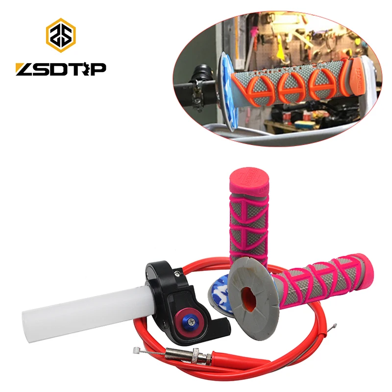 ZSDTRP 7/8 &quot22 мм поворотные рукоятки дроссельной заслонки ручные для CRF KLX TTR 110 125 150 200