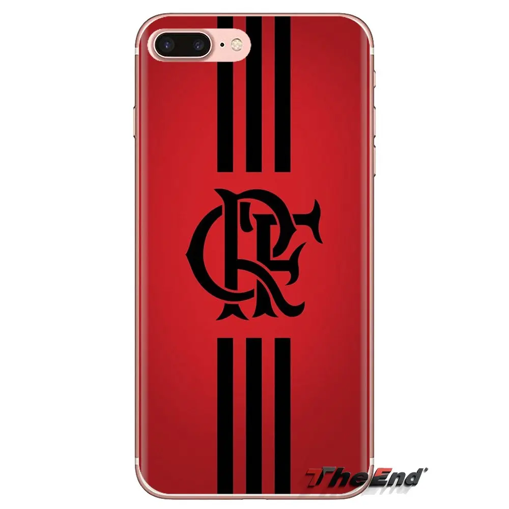 Силиконовый чехол с логотипом Clube de Regatas do Flamengo для iPod Touch Apple iPhone 4 4S 5 5S SE 5C 6 6S 7 8 X XR XS