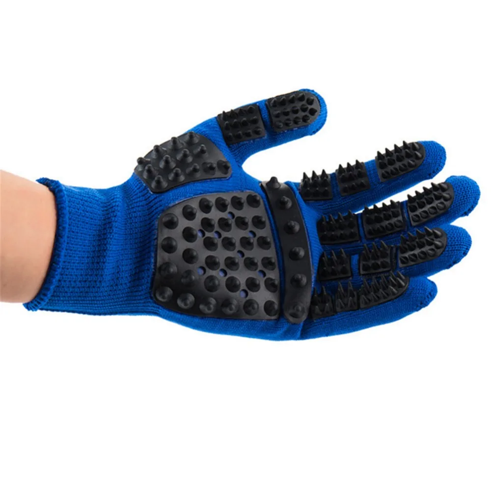 

pet hair glove Comb Pet Dog Cat Grooming Cleaning Glove Deshedding left Right Hand Hair Removal Brush Promote Blood Circulation