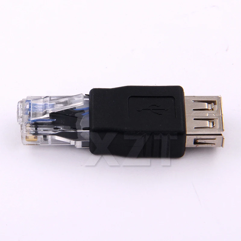 Переходник со штекера RJ45 на гнездо USB 2 0 AF A|network cable|cable ethernetusb 2.0 af |