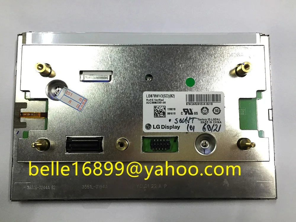 100% Фирменная Новинка 7 &quotЖК дисплей LB070WV3(SD)(02) LB070WV3 SD02 экран для Mercedes Benz W204 E260