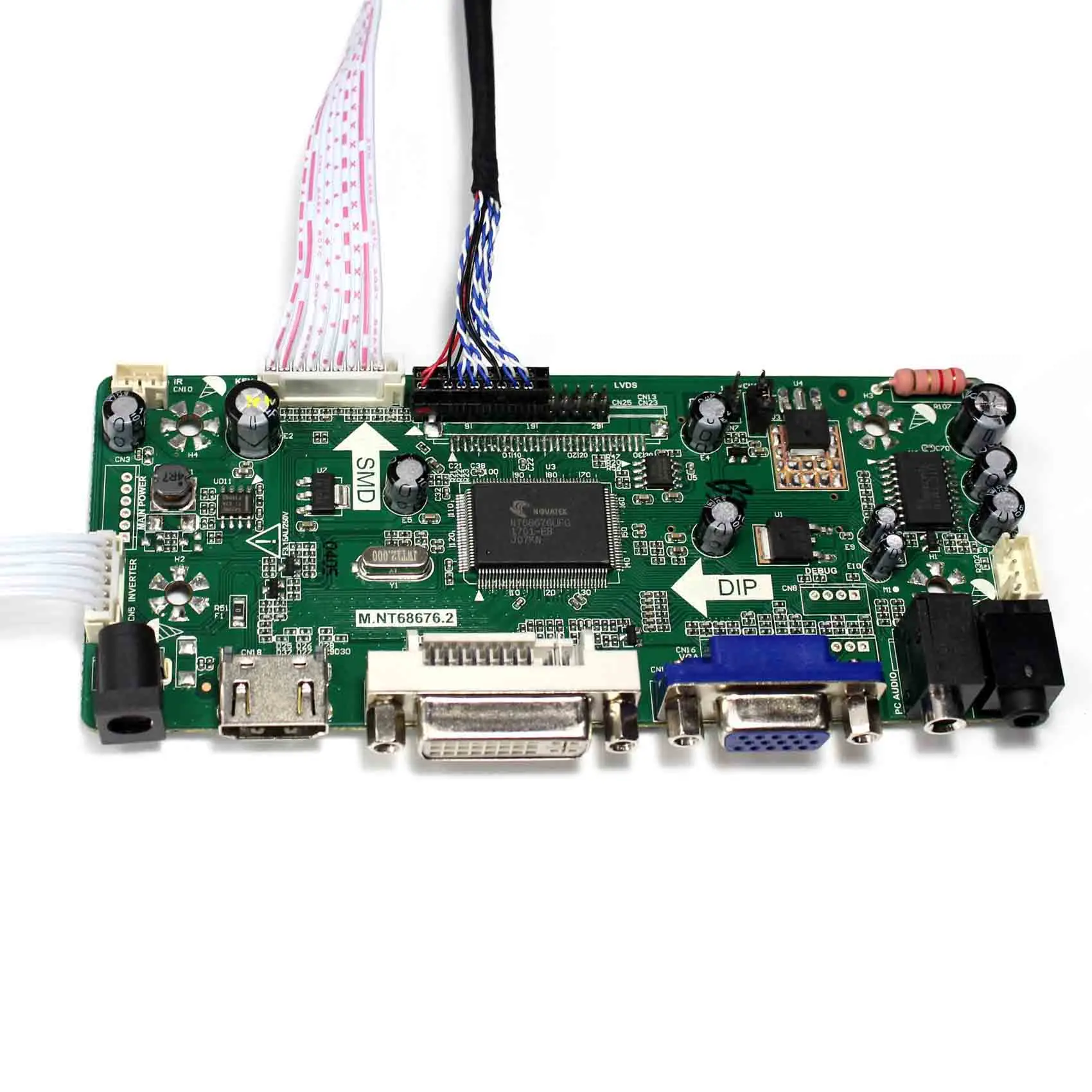 HD MI VGA HDMI DVI аудио ЖК-дисплей Управление доска 10 4 дюймов 800x600 светодиодный