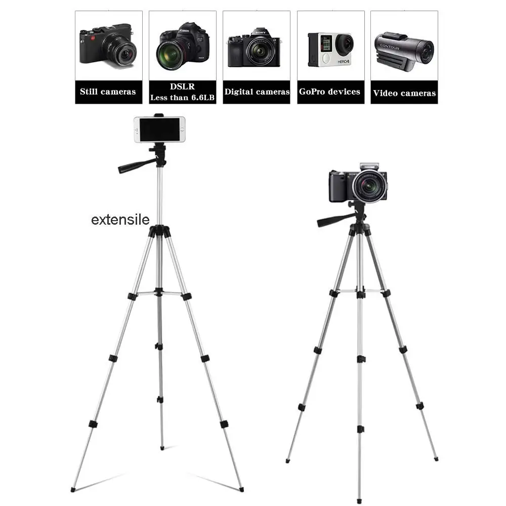 Bluetooth штатив алюминиевая стабилизация видео для IPhone мобильный Dslr камера регулируемая профессиональная смартфон лазерный уровень стенд