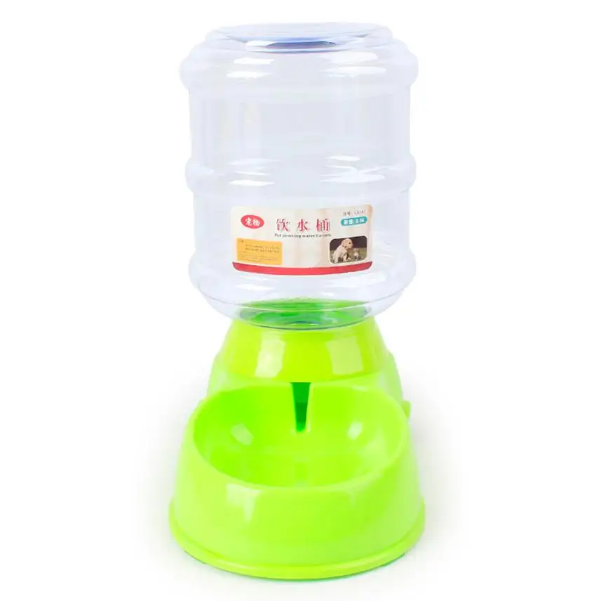 Горячая 3.5L Pet Dog Cat Автоматическая чаша для воды устройство бутылка для хранения воды блюдо милые полезные Прямая Happy sale ap719