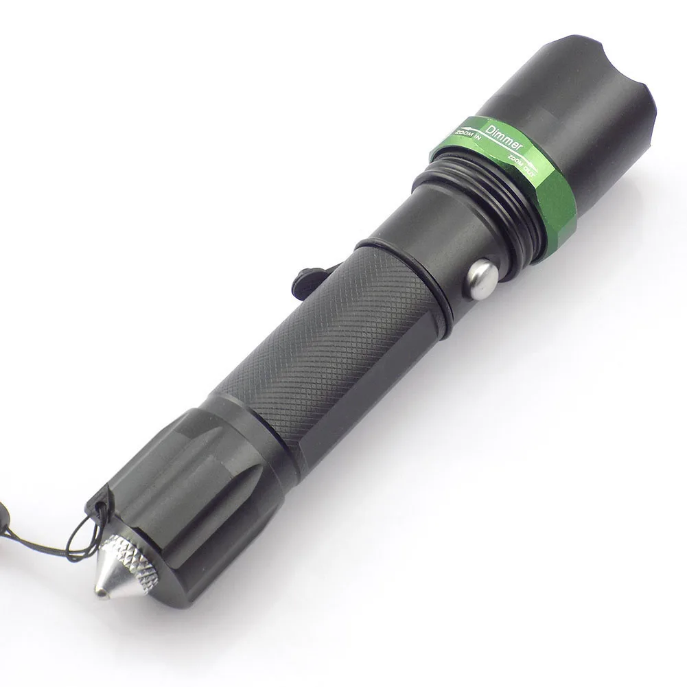 Zoomable Q5 фонарик светодиодный тактический фонарь лампе торш 1600 люмен 18650 или AAA