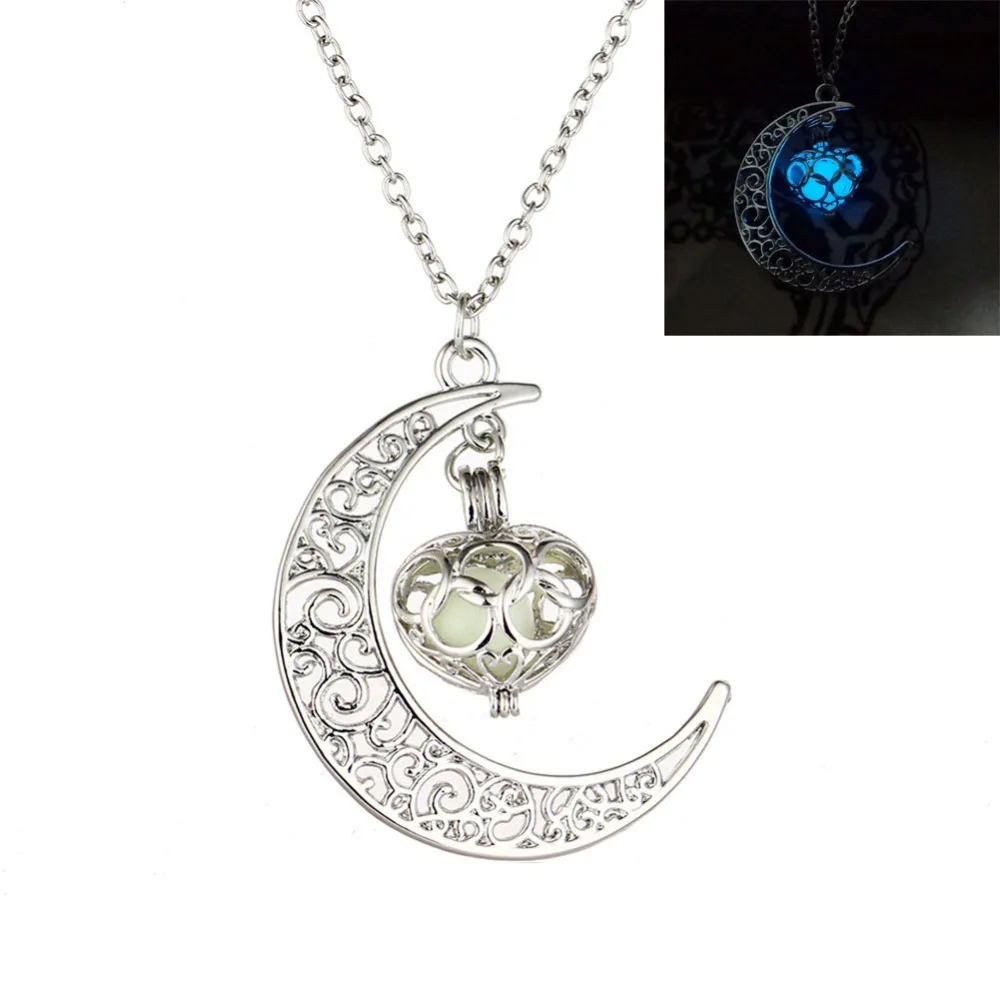 Chic Luminous Pendant Necklaces Glow In The Dark Necklace Women Girl Jewelry Gift | Украшения и аксессуары