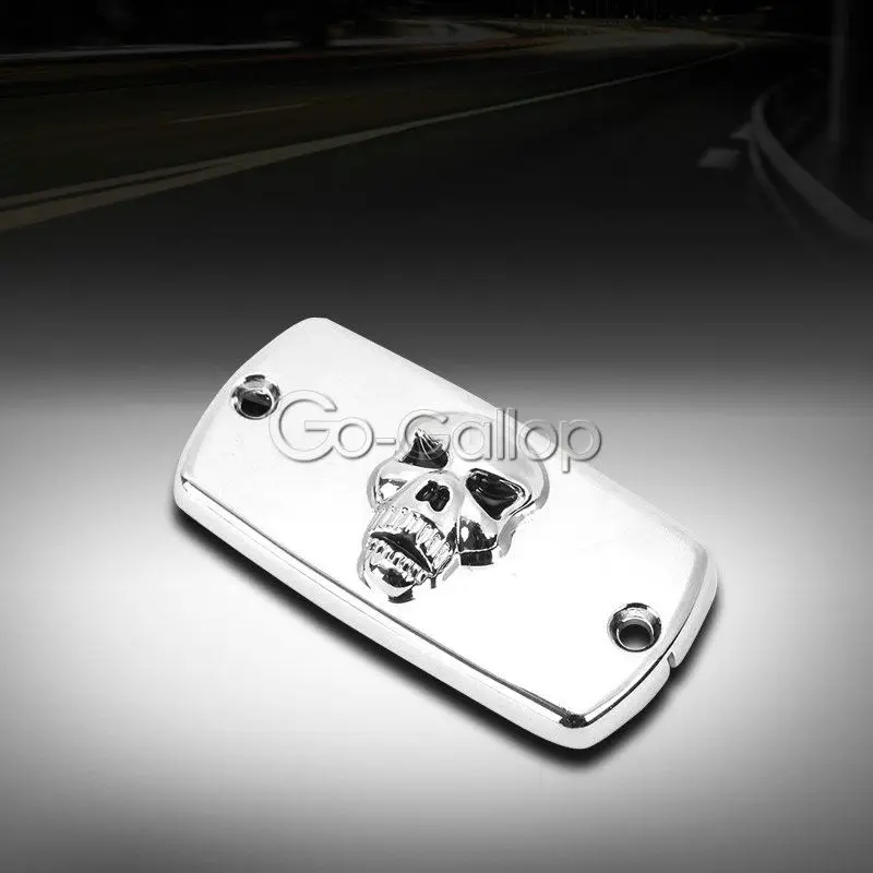 3D череп сцепления тормозной жидкости резервуар колпачок для Honda Shadow 600 750 1100 Spirit Aero