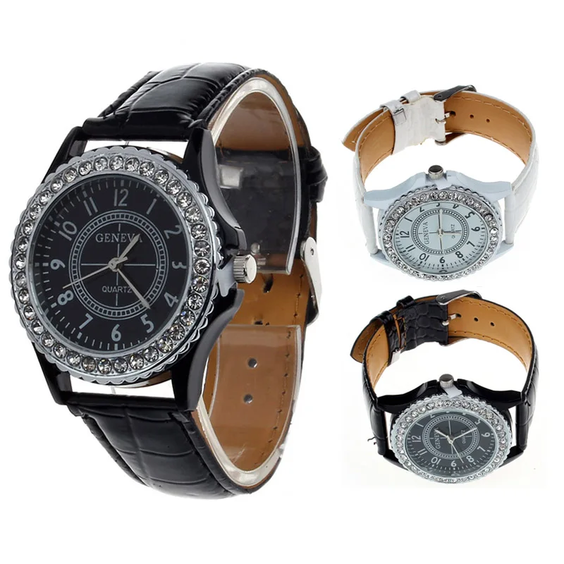 Кожаный ремешок женский браслет кварцевый Циферблат часовая стрелка montre femme 2019 |