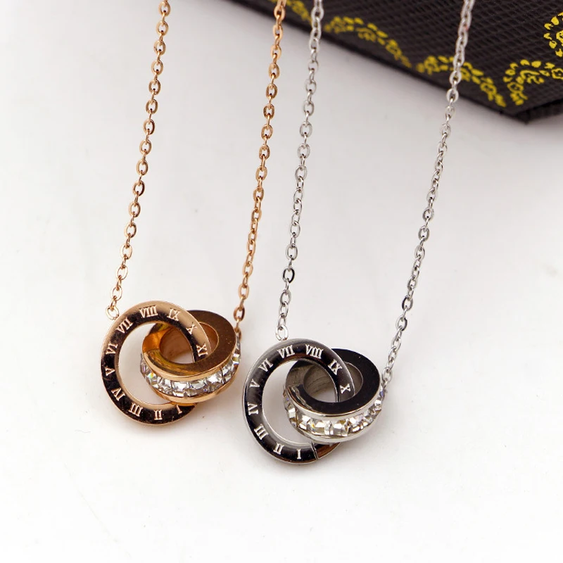 Новый дизайн цепочки с хрустальными звеньями ожерелья подвески ювелирные