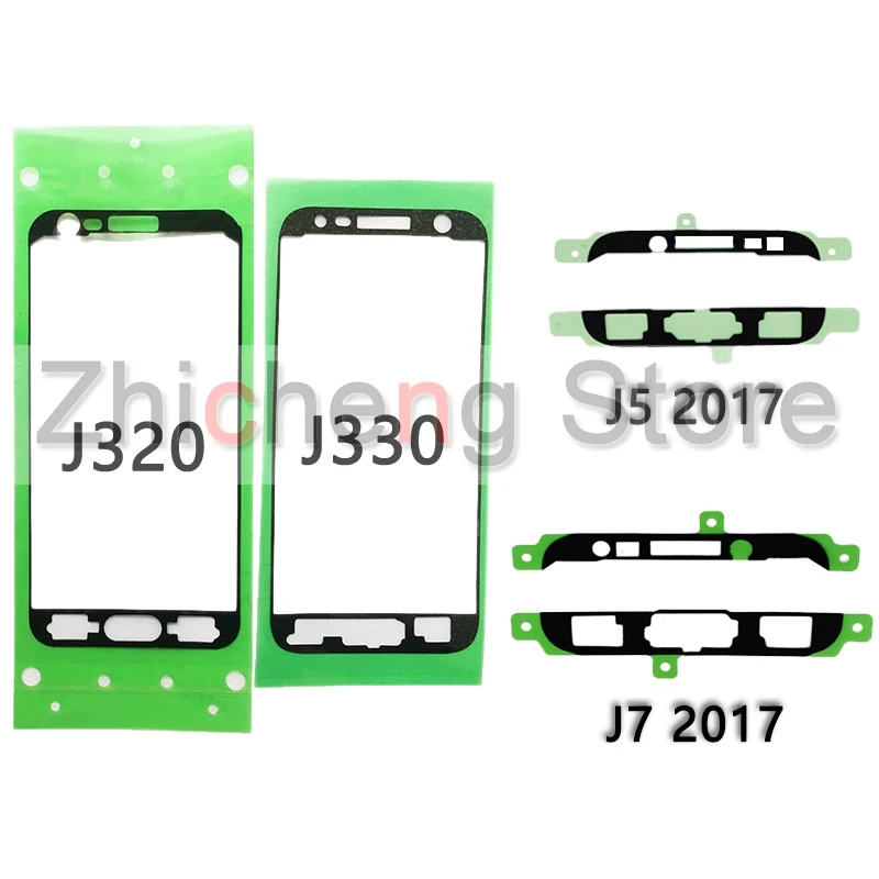 Оригинальный передний ЖК дисплей рамка клейкие наклейки для Samsung Galaxy J1 J2 J3 J5 J7 Prime