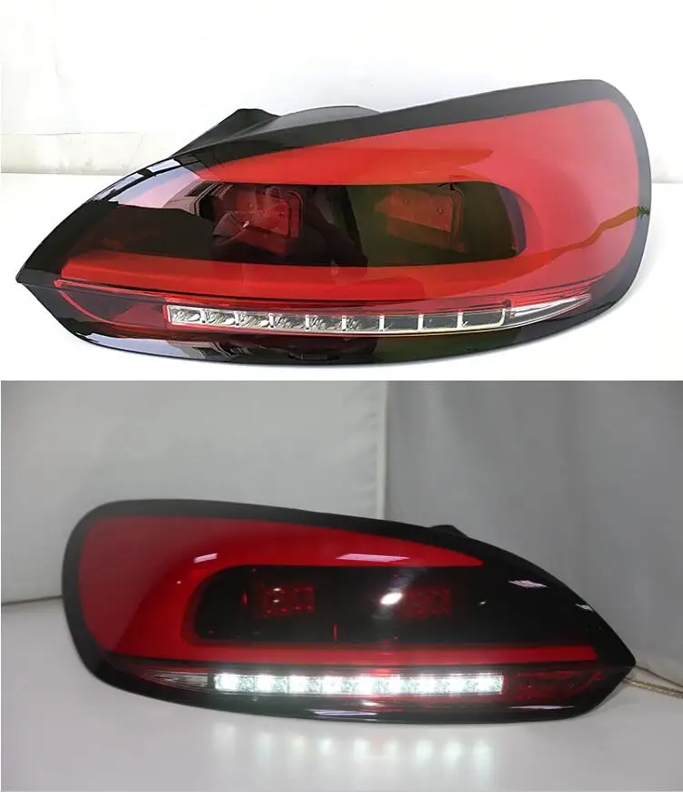 Автомобильный Стайлинг для Volkswagen VW Scirocco, задних сигнальных огней, светодиодный VW Scirocco задний фонарь задний багажная лампа
