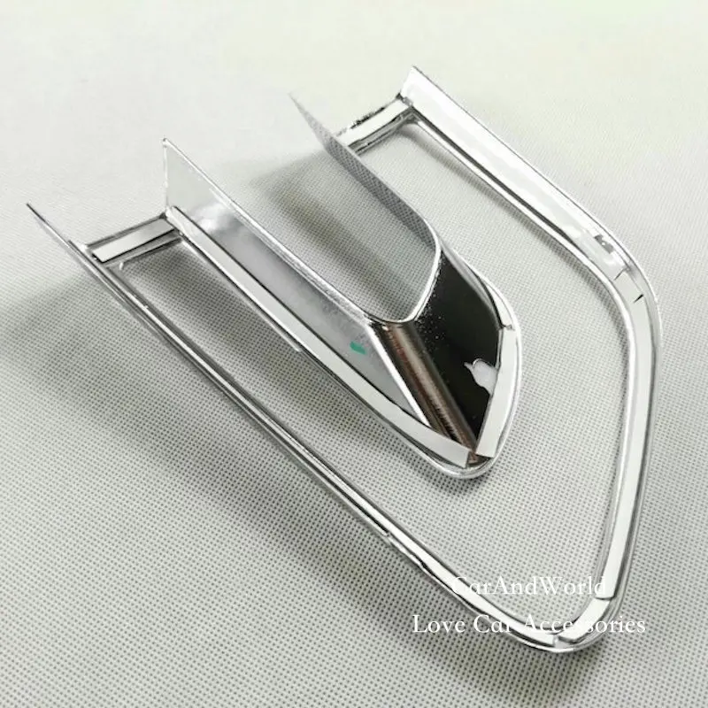 Задние фары крышка рамы задняя фара отделка ABS хромированные декоративные