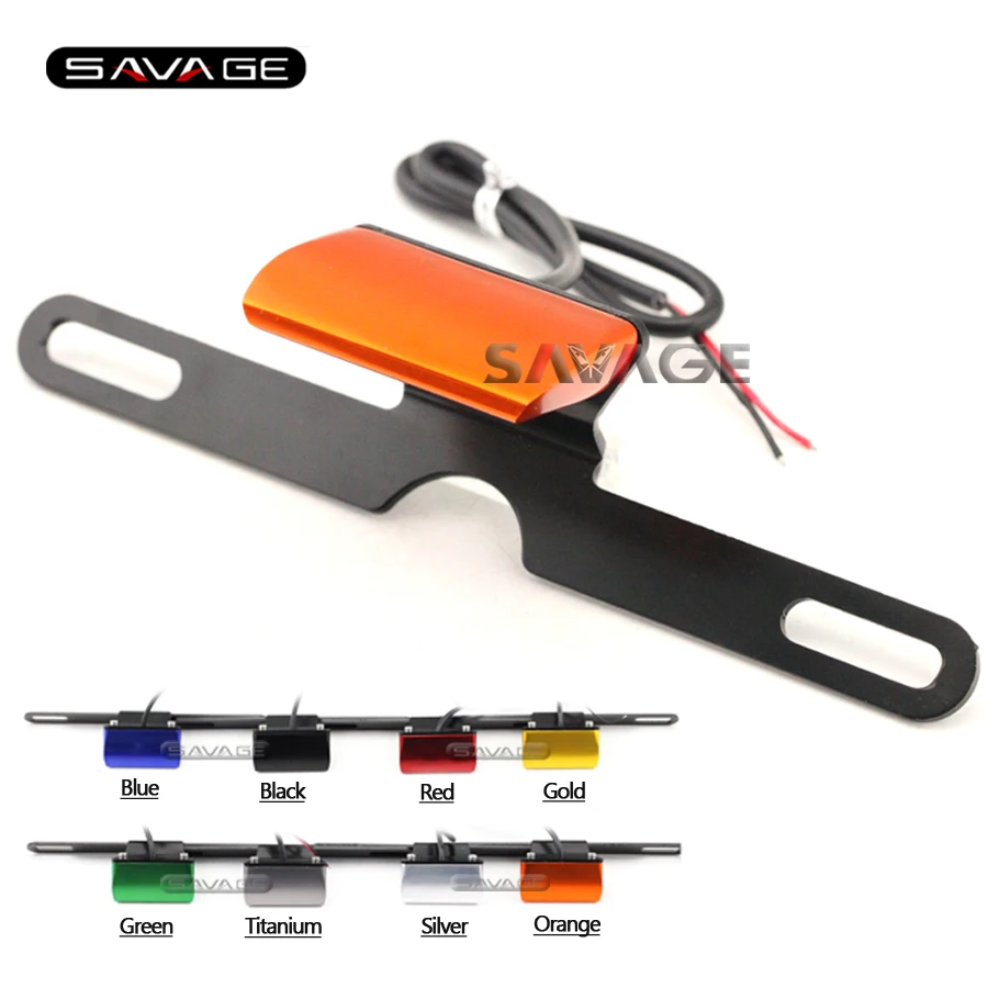 Универсальный Мотоцикл аксессуары номерной знак светодиодный светильник для KTM