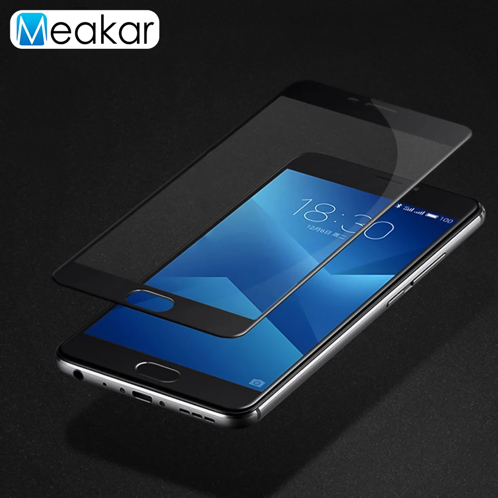 9H 2.5D полное покрытие 5.5для Meizu M5 Note закаленное защитная стеклянная пленка для