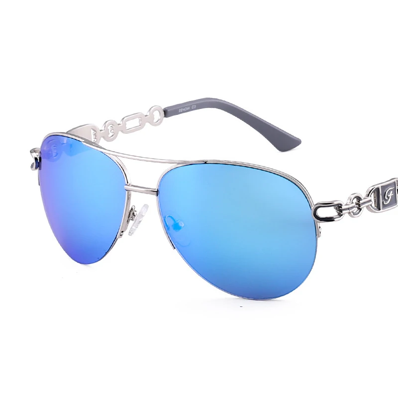 C3 MIRROR BLUE SIMPRECT, ретро пилот, поляризационные солнцезащитные очки для женщин, UV400, зеркальные, для вождения, солнцезащитные очки, высокое качество, Ретро стиль, брендовые, металлические солнцезащитные очки - Цвет линз: C3 MIRROR BLUE