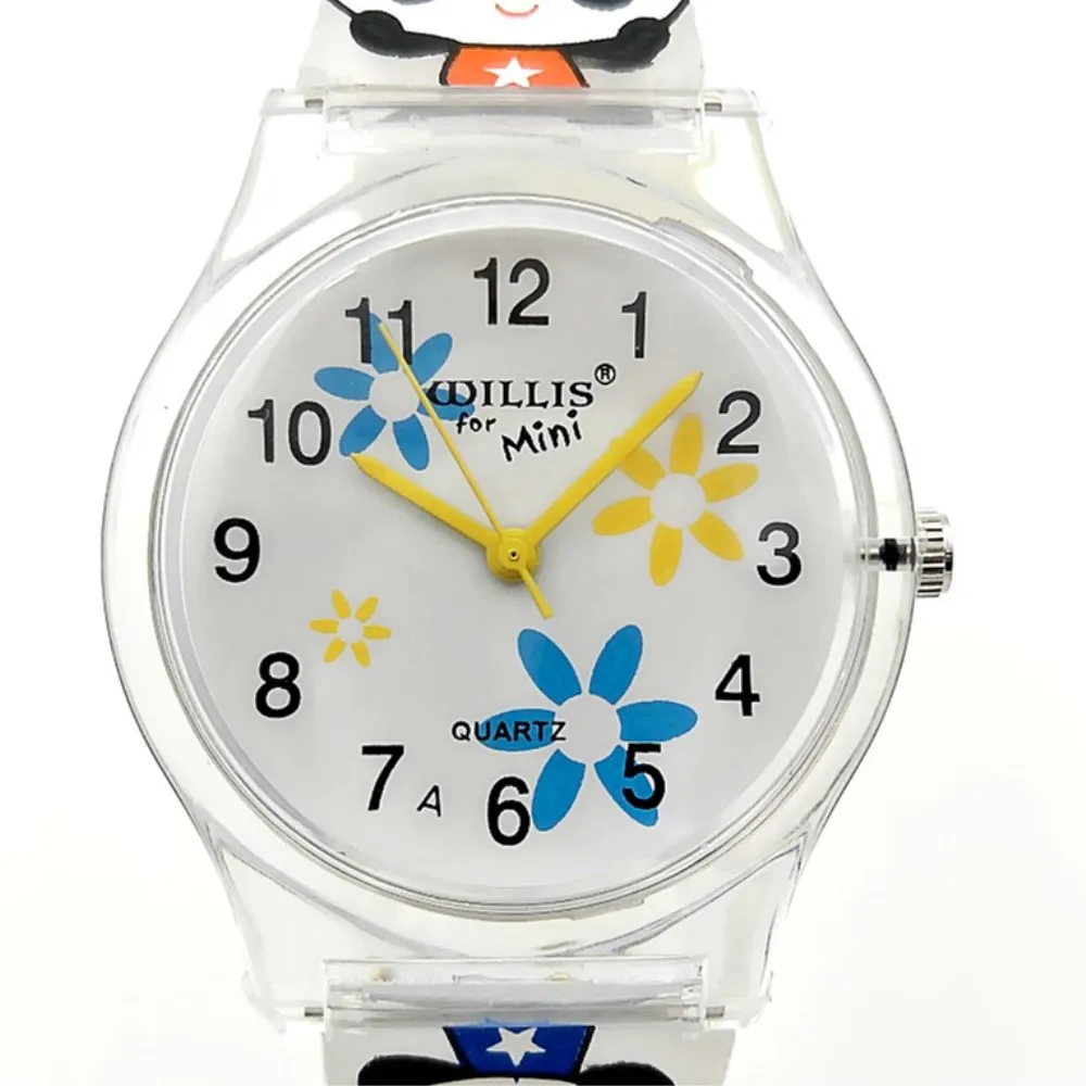 Детские наручные часы wдоме брендовые панды мультфильм ремешок подарки для