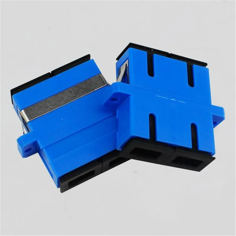 

New SC fiber optic adapter SC-SC duplex optical fiber coupler flange plate connector 200pcs/lots