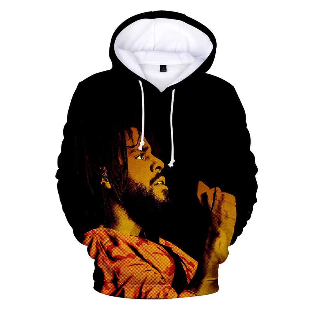 Толстовки J.Cole с 3d принтом свитшоты пуловер King Cole толстовка капюшоном для мужчин и