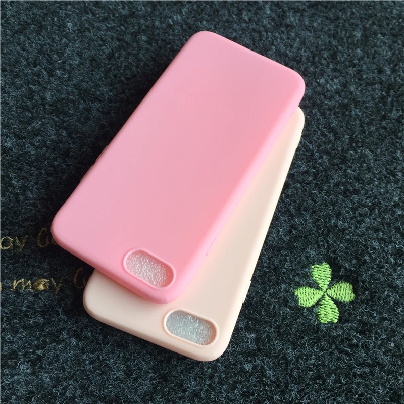Чехол для Телефона iPhone 5 5S SE 6 6s 7 plus 8 X Xs Xr Max мягкий Tpu Модный чехол конфетного цвета