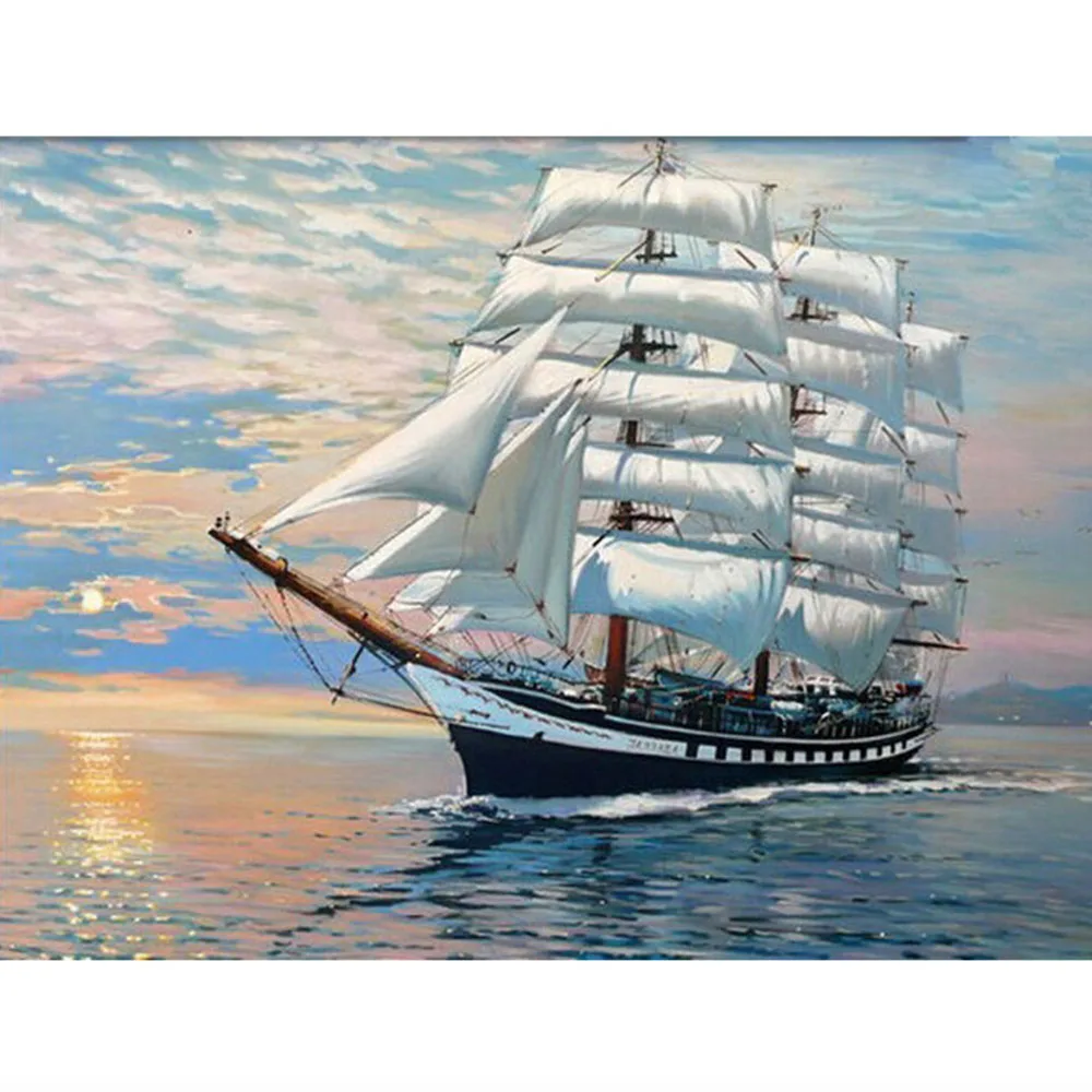Numbered Paintings16 Пейзаж DIY краски по номерам Pintura por Numero картины по номерам Pintar por Numeros Pintura Numerada - Цвет: Numbered Paintings16