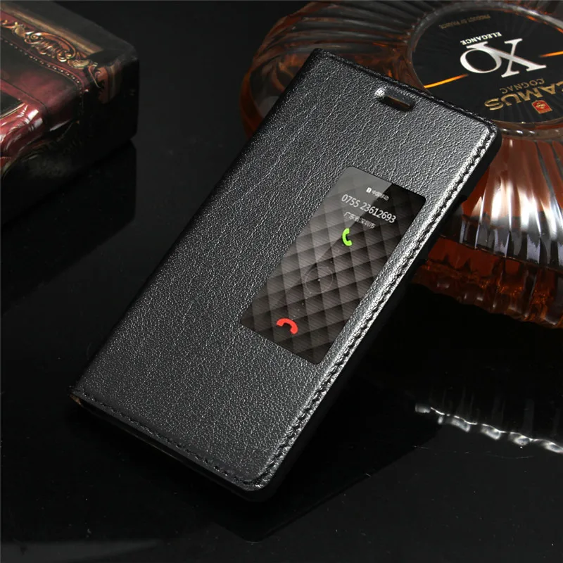 Чехлы CYBORIS для Huawei Ascend P9 5 2 &quotСмарт-вид окно откидная крышка Роскошный чехол из