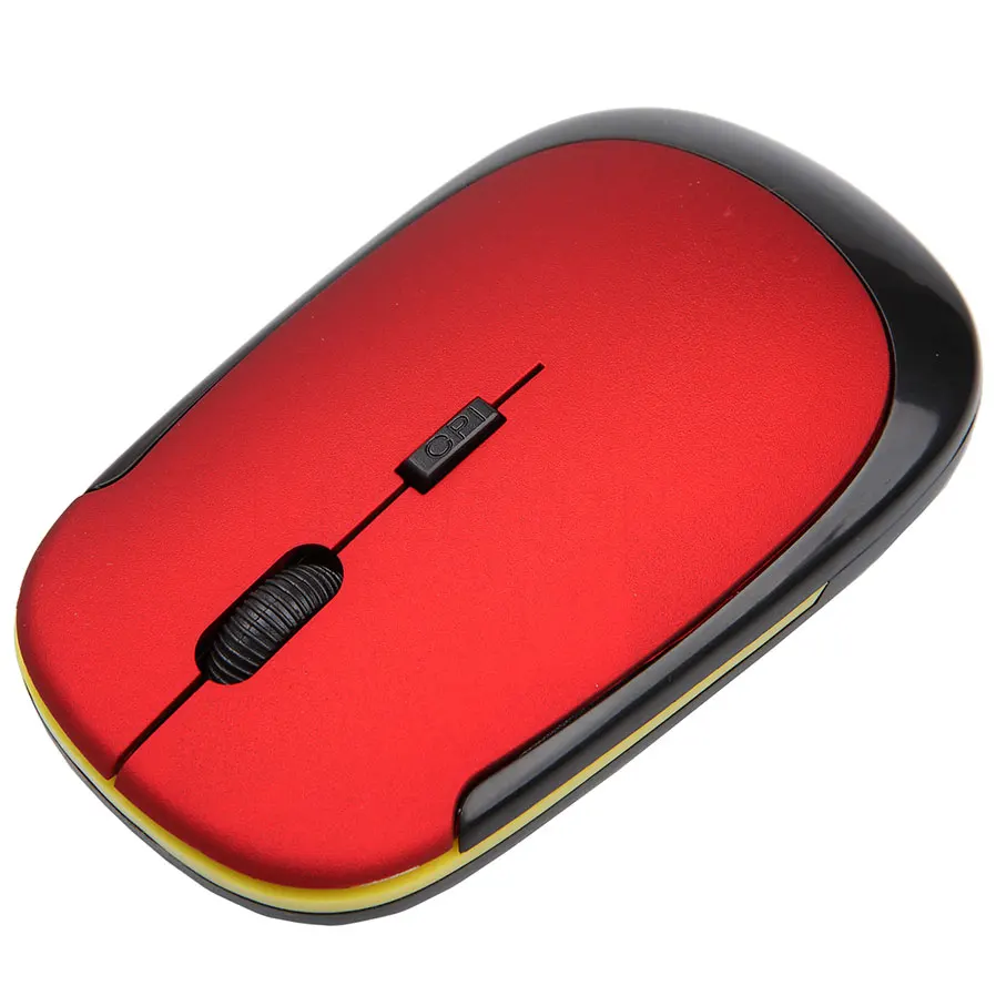 Оптовая продажа 1 шт. новая тонкая беспроводная оптическая мышь kebidumei Mini USB 2 4 ГГц