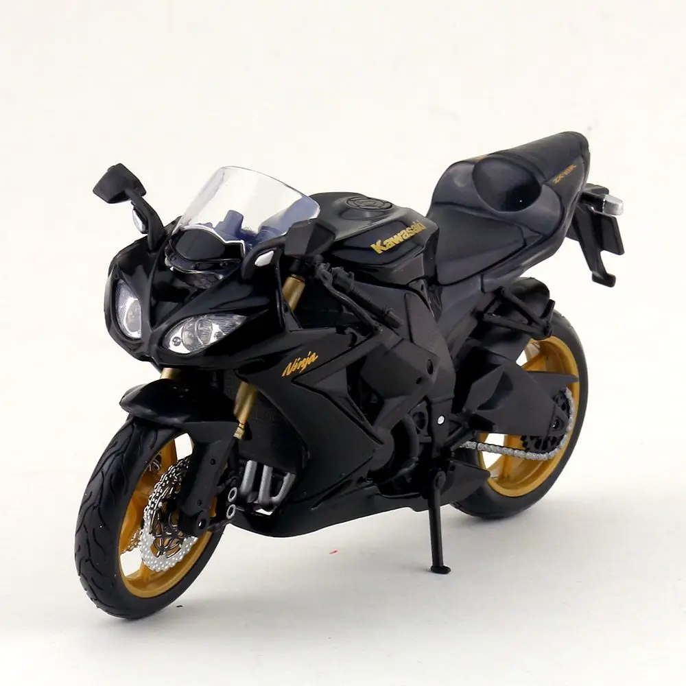 Maisto/1:12 Масштаб/Моделирование литья под давлением модель мотоцикла Игрушка/KAWASAKI Ninja ZX-10R суперкрест/деликатная детская игрушка/воротник