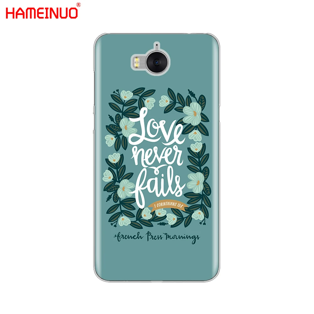HAMEINUO текст Библии Филиппины чехол для сотового телефона huawei honor 3C 4X 4C 5C 5X 6 7 Y3 Y6 Y5 2 II