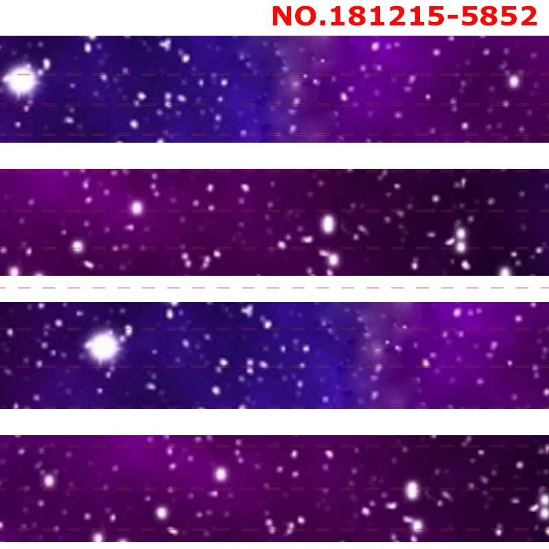

10yards -different sizes -Starry sky ribbon printed Grosgrain ribbon DIY