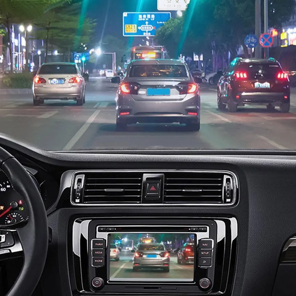 HD 1080P односторонний автомобильный рекордер навигация FHD Автомобильный видеорегистратор камера видео рекордер WiFi Беспроводная передача USB рекордер вождения