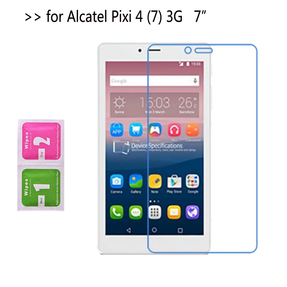 Прозрачные Мягкие Ультратонкие защитные пленки для экрана планшета Alcatel OneTouch Pixi 4
