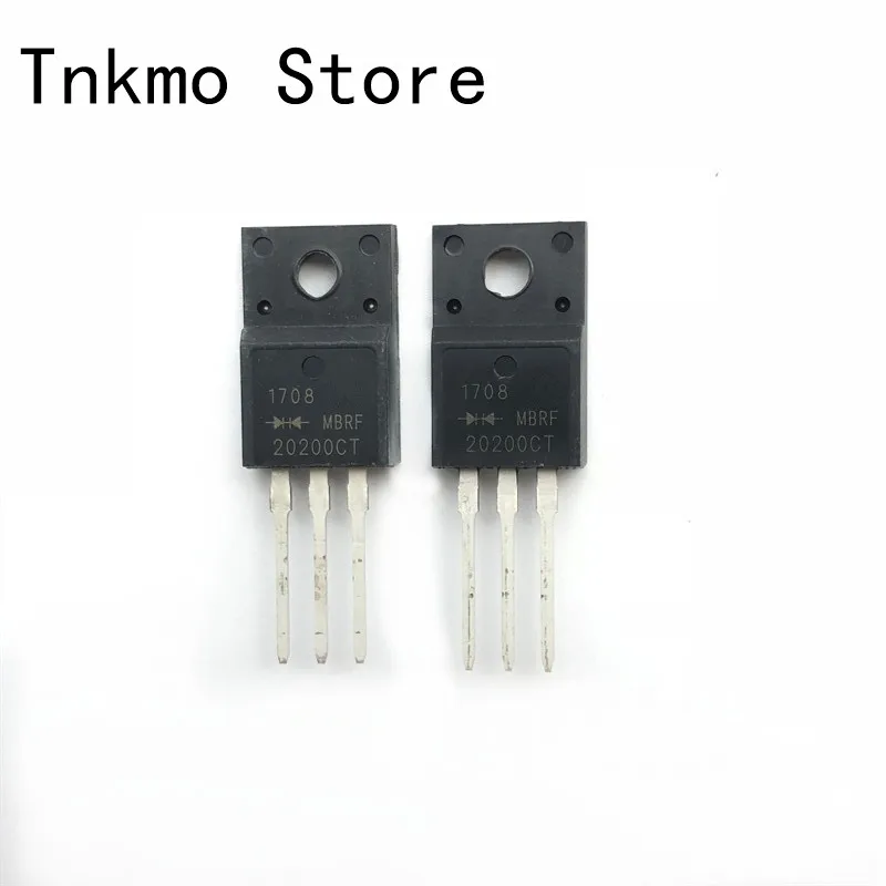 10 шт. MBRF20200 TO 220F 20A 200 в MBRF20200CT Schottky барьер диод 200Vrrm 10A 0.89Vf|Запасные части| |