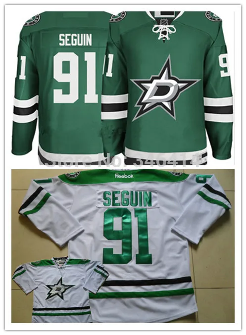 Оптовая продажа 2013 - 14 людей даллас # 91 тайлер Seguin форма команды зеленый цвет