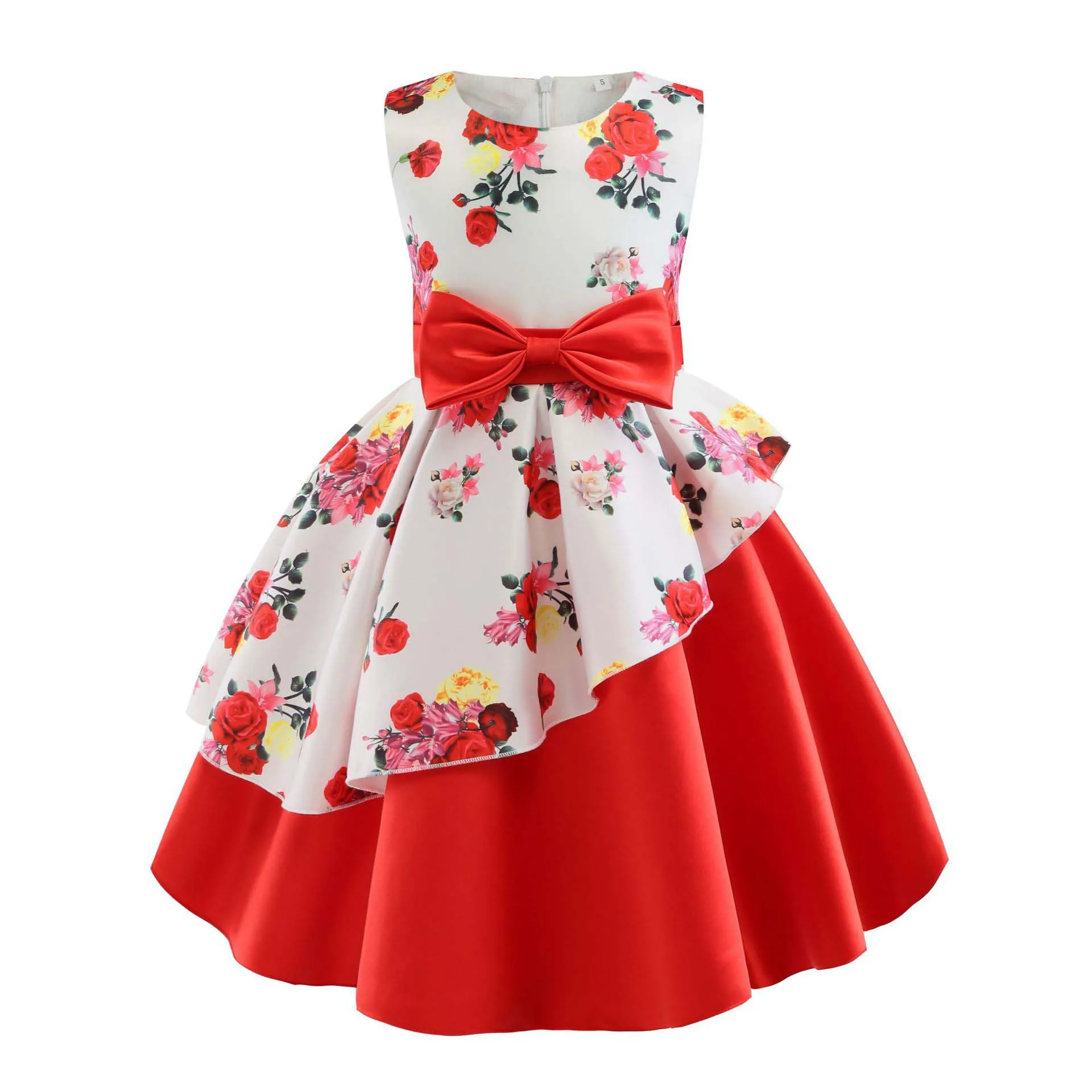 

Summer Cute Kids Dresses For Girls Wedding Dress Elegant Girls Princess Dress Children Evening Birthday Party Dresses