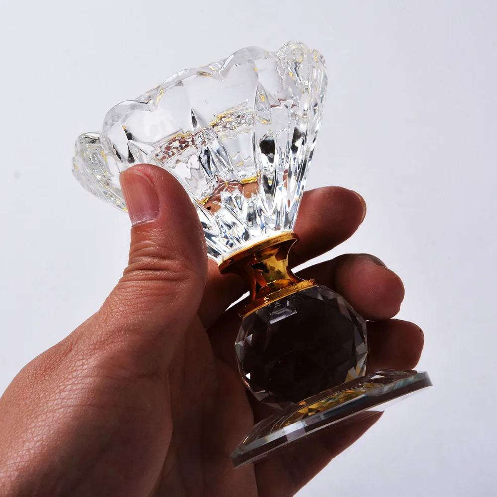 Портативный классический подсвечник из хрустального стекла подставка с