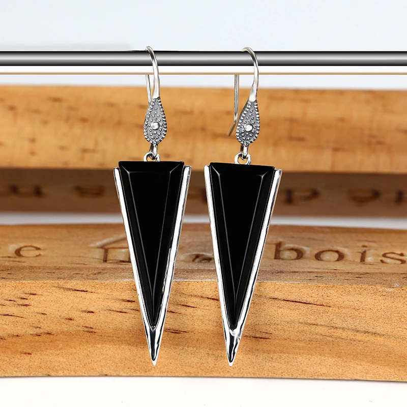 Женские винтажные серьги JIASHUNTAI из 100% стерлингового серебра 925 пробы с