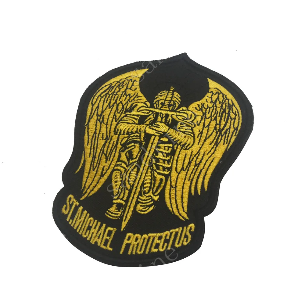 Св. Майкл защищает боевой дух американской военной армии тактический вышивка