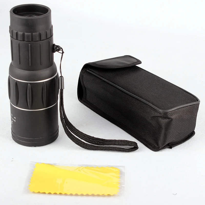 Telescope single 16x52 Двойной фокус Монокуляр зрительный телескоп зум оптический объектив бинокулярное покрытие линзы охотничий оптический прицел Зажим для телефона - Цвет: Telescope single