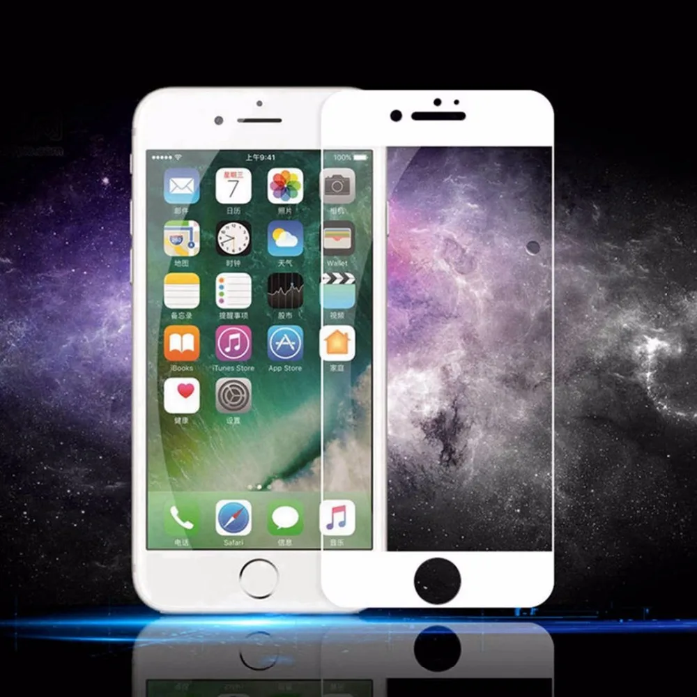 9H 3D закаленное стекло для iPhone 6 6s 6plus 6s plus 7 защита для экрана для iPhone7 plus Защитная пленка для стекла полное покрытие