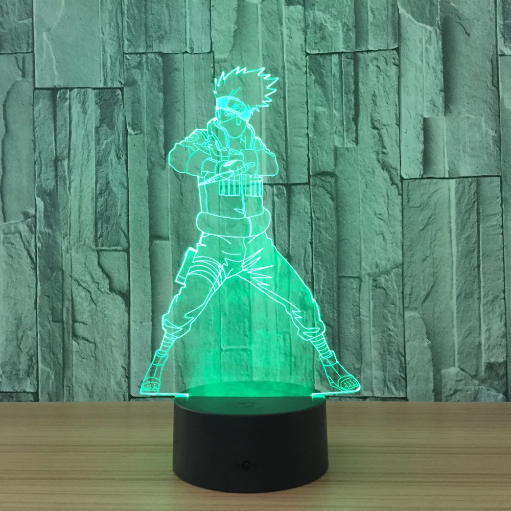 3D Новый светильник Dragon Ball Goku 7 цветов меняющий светодиодный Luminaria экшн фигурка