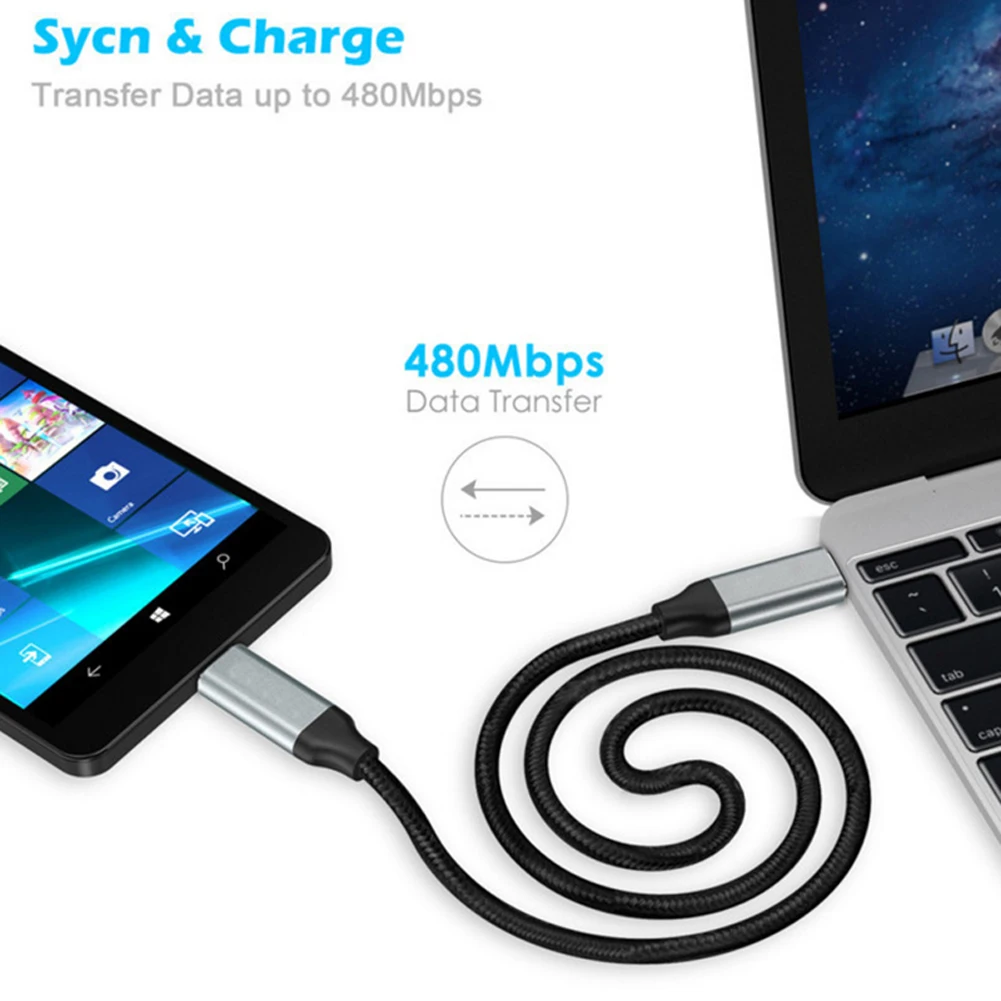 Jetjoy USB C к USB C type C кабель Male to Male 3A PD кабель для быстрой зарядки данных зарядный кабель нейлоновый плетеный провод PD 18 Вт Быстрая зарядка