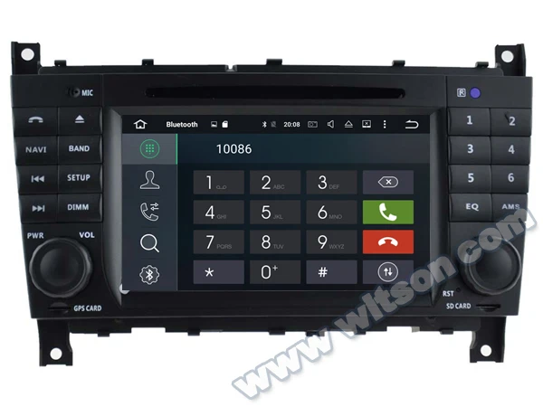 WITSON Android 9 0 IPS HD экран для BENZ C Class W203 CLC G W467 автомобильный DVD 4 Гб RAM + 64 FLASH 8 Octa Core DVR/WIFI