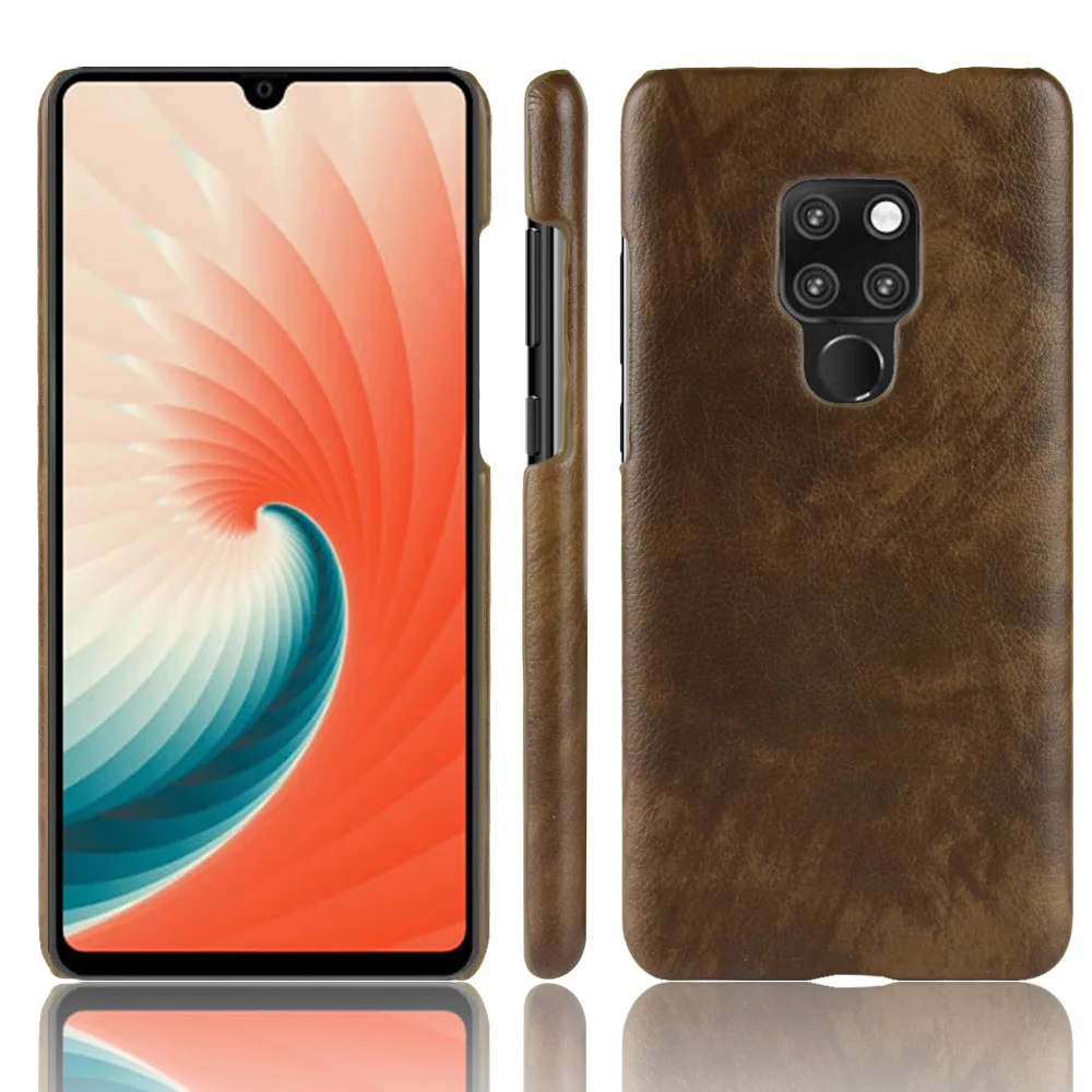 Luxury Business Litchi Skin Vintage Leather Case for Huawei Mate 20 Cover Coque On Back Mate20 Phone Cases Fundas |