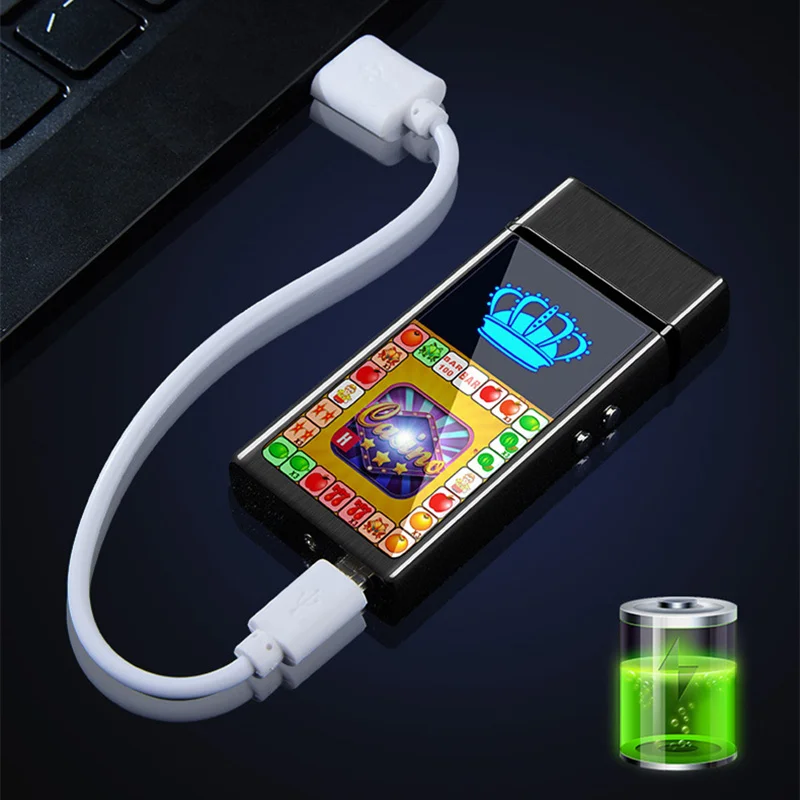 Многофункциональная USB игровая Зажигалка перезаряжаемая ветрозащитные