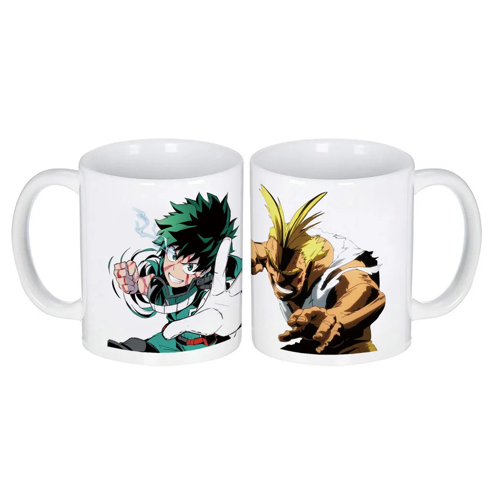 Мультяшная водная чашка мой герой Academy All Might Izuku Midoriya One for All Smash мешок с принтом кофейная кружка, керамическая чашка
