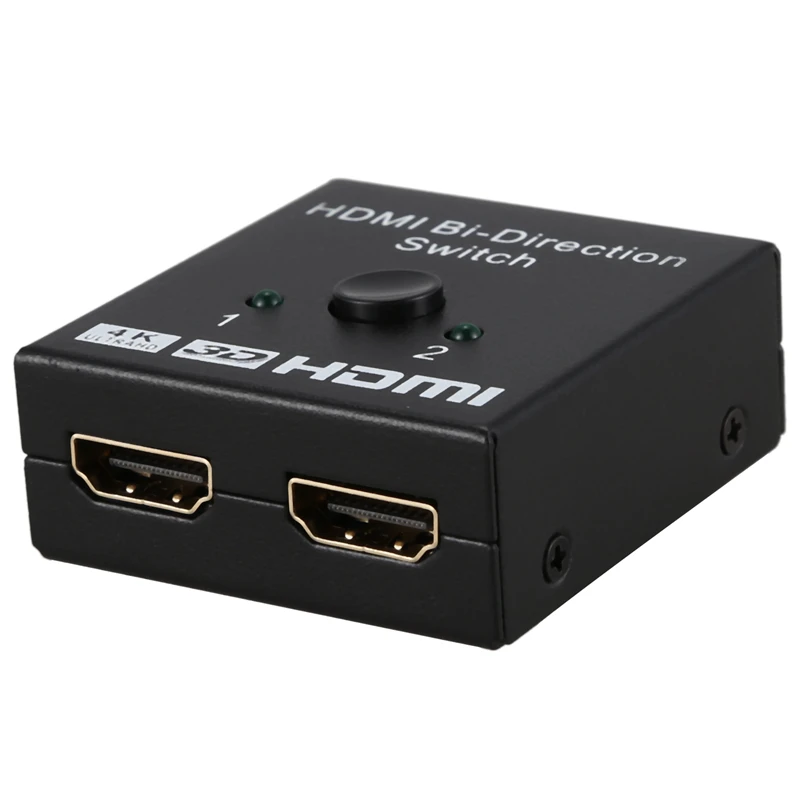 HDMI Switcher 2 порта двусторонний ручной переключатель 2x1/1x2 Hub HDCP сквозной Sup порты Ultra HD