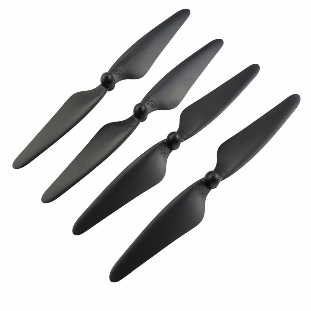 2 пары лезвий CW/CCW запчасти для Hubsan H501S H501A H501C H501M W pro MJX B3 B3H BUGS 3H F17 F100 черный вертолет