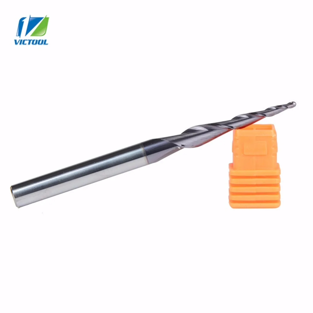 Конические сферическим концом 3 шт./R1.5 * D6 30 5 75L HRC55 шт./R0.75 твердого сплава с