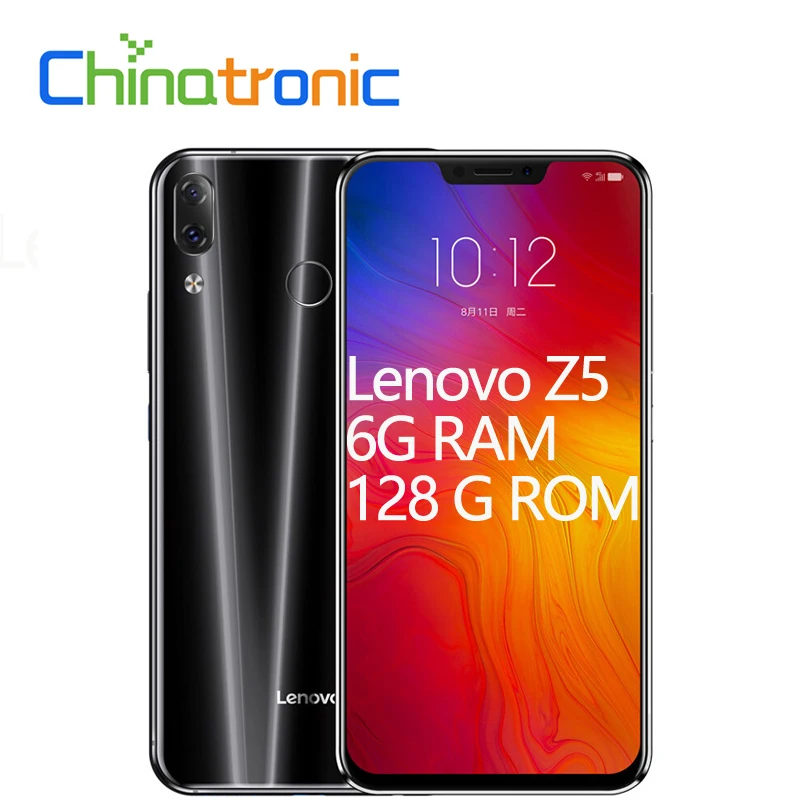 Lenovo Z5 L78011 мобильный телефон 6 ГБ 128 ZUI 3 9 4G FDD LTE 2 дюйма FHD + 2246x1080 Восьмиядерный Snapdragon