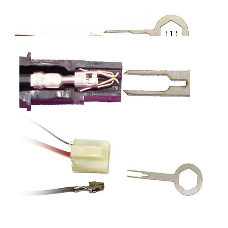 Автомобильный штекер печатная плата провод терминал экстракция разъем обжимной